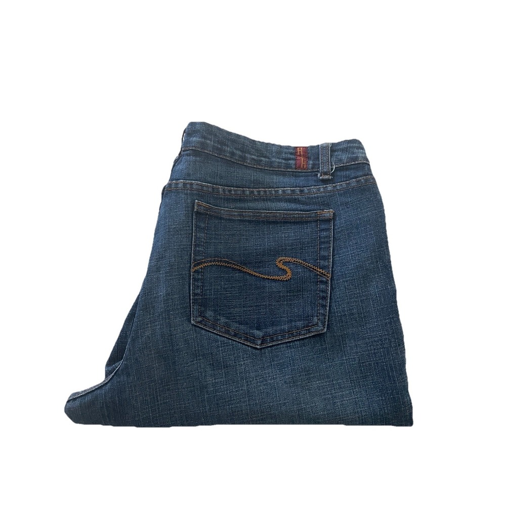Hilliard Hanson Women's Boot Cut Jeans Sz 16W Med Blue Wash‎
